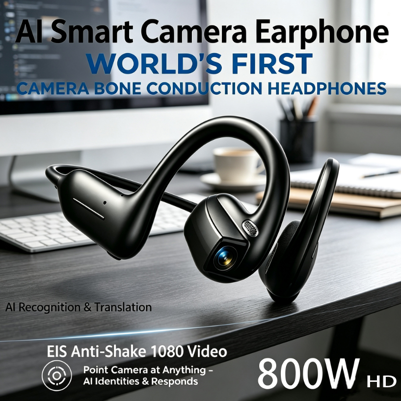 Earphones - หูฟังอัจฉริยะรุ่นใหม่ปี 2026 เอฟเฟกต์เสียงไดนามิก บลูทูธสำหรับฟังเพลง คุยโทรศัพท์ HD