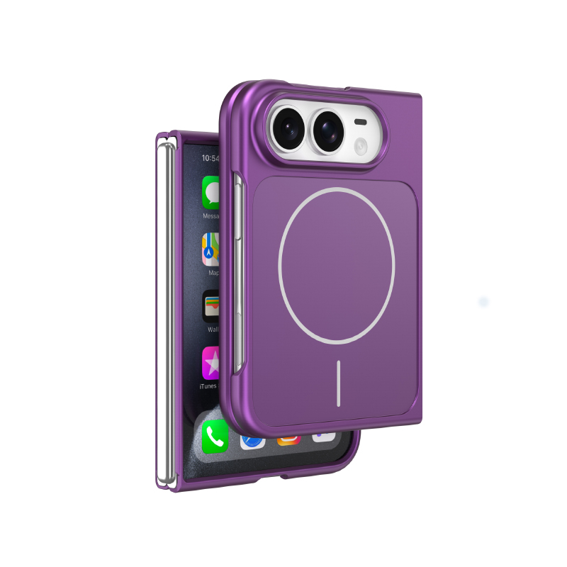 Matte Hard Pc Back Case - เคสโทรศัพท์ iPhone Duo แบบพับได้ ป้องกันการกระแทก วัสดุ