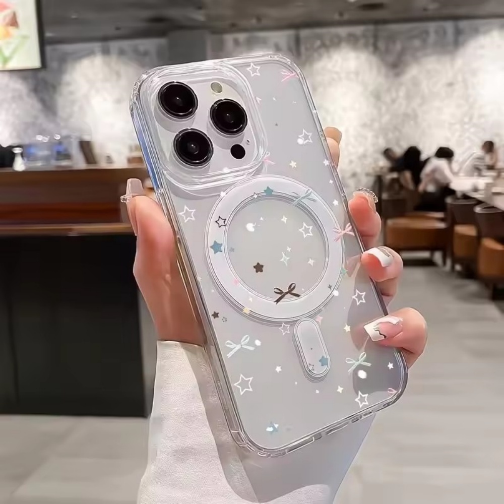 เคสโทรศัพท์ใสลายดาวโบว์ สำหรับ - Clear Shockproof Bumper Case บทวิจารณ์และราคา