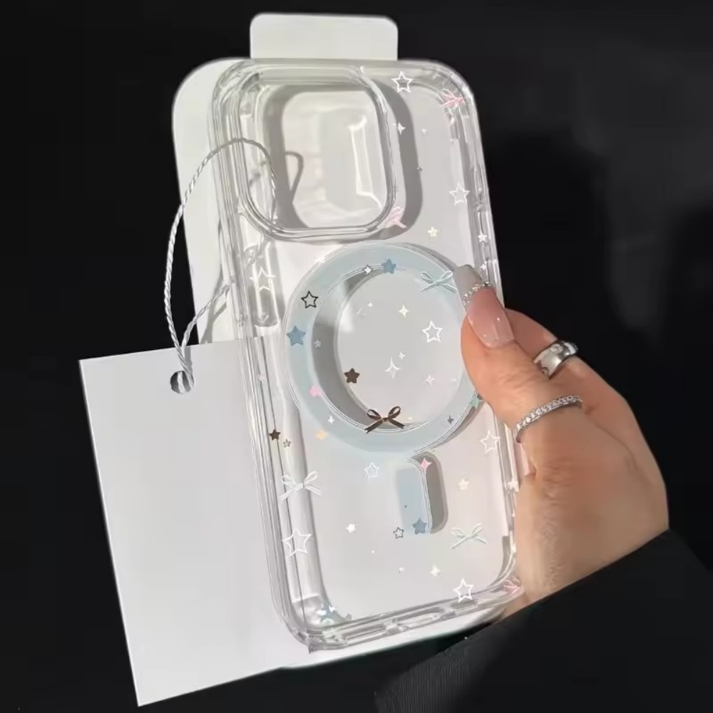 เคสโทรศัพท์ใสลายดาวโบว์ สำหรับ - Clear Shockproof Bumper Case บทวิจารณ์และราคา