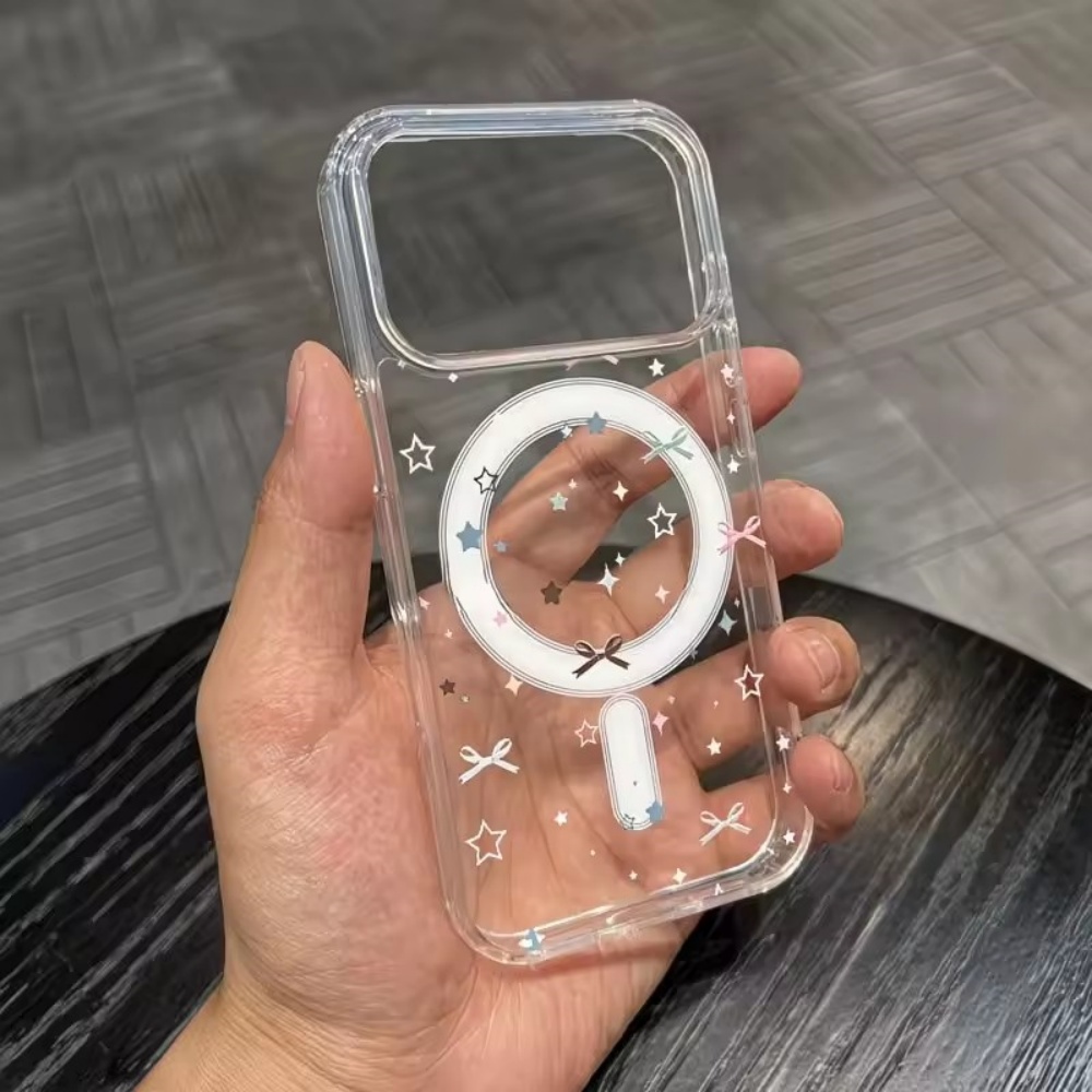 เคสโทรศัพท์ใสลายดาวโบว์ สำหรับ - Clear Shockproof Bumper Case บทวิจารณ์และราคา