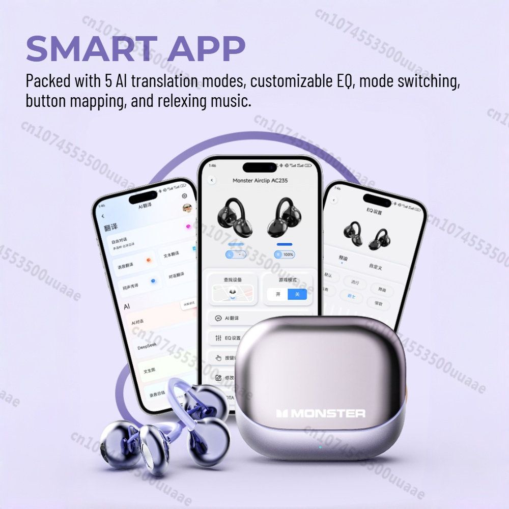 หูฟังไร้สาย Monster AirClip AC - Earphones บทวิจารณ์และราคา