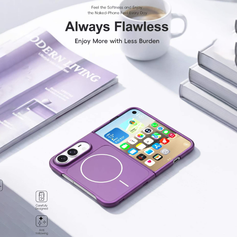 เคสโทรศัพท์ iPhone Duo แบบพับไ - Matte Hard Pc Back Case บทวิจารณ์และราคา