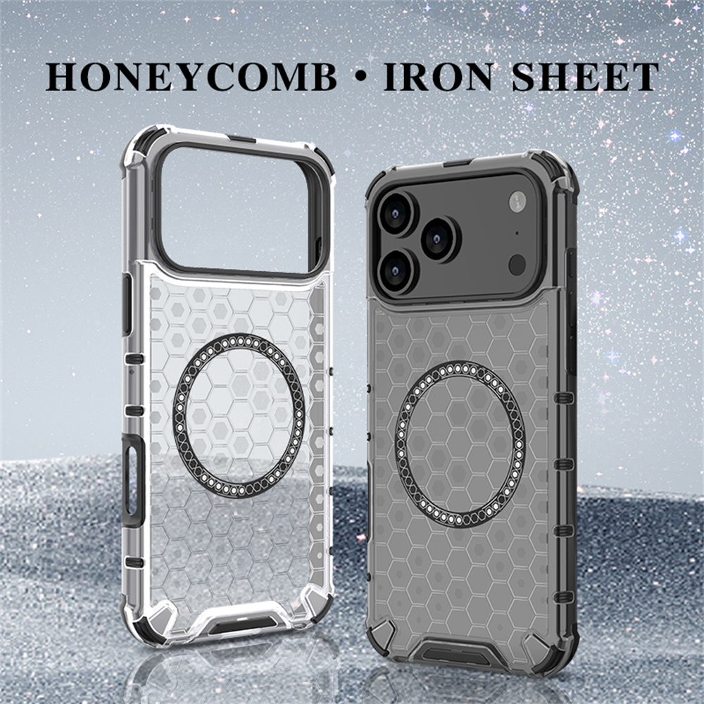 เคสแม่เหล็กเกราะรังผึ้งใสสุดหร - Clear Shockproof Bumper Case บทวิจารณ์และราคา
