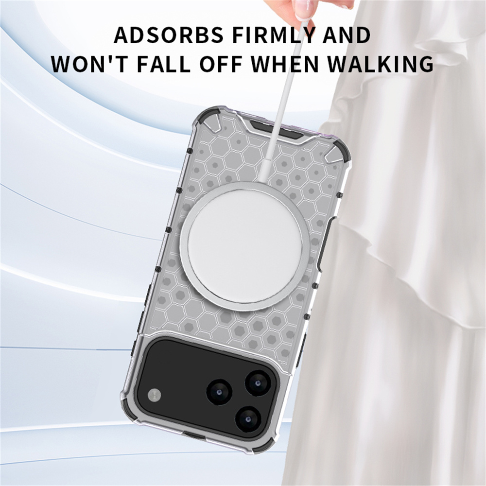 เคสแม่เหล็กเกราะรังผึ้งใสสุดหร - Clear Shockproof Bumper Case บทวิจารณ์และราคา