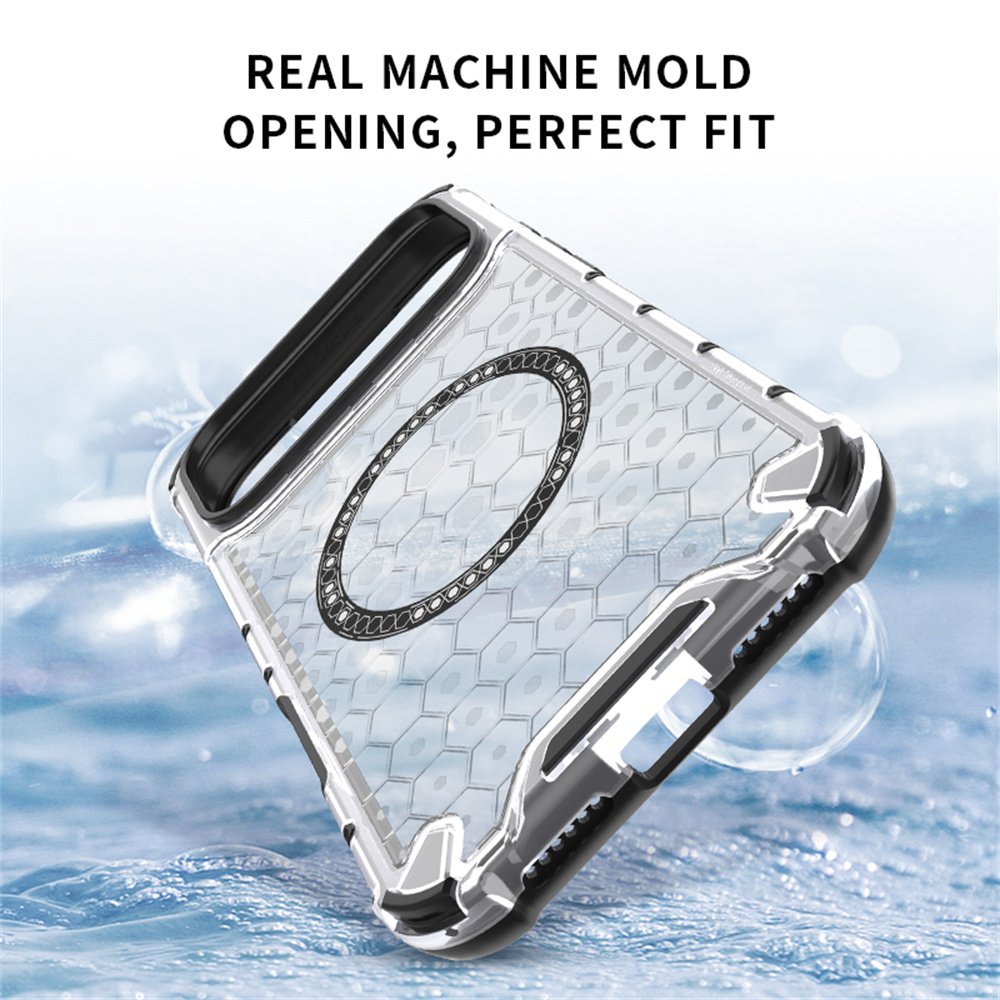 เคสแม่เหล็กเกราะรังผึ้งใสสุดหร - Clear Shockproof Bumper Case บทวิจารณ์และราคา