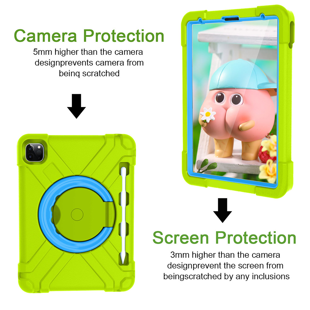 360 °   เคสแท็บเล็ตพร้อมขาตั้ง - Heavy Duty 360 Full Body Protective Case บทวิจารณ์และราคา