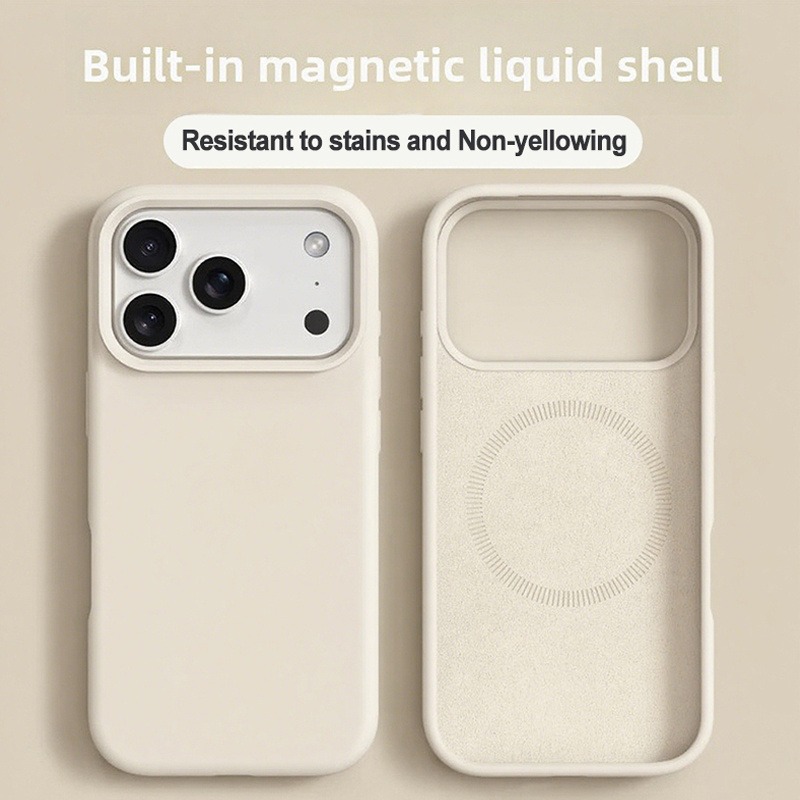 ซิลิโคนเหลวแบบเดิมเคสโทรศัพท์แ - Liquid Silicone Magnetic Phone Case บทวิจารณ์และราคา