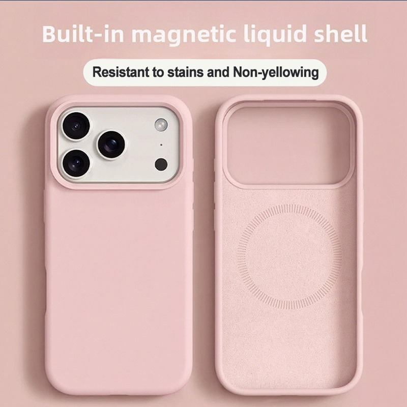 ซิลิโคนเหลวแบบเดิมเคสโทรศัพท์แ - Liquid Silicone Magnetic Phone Case บทวิจารณ์และราคา