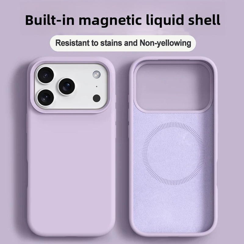 ซิลิโคนเหลวแบบเดิมเคสโทรศัพท์แ - Liquid Silicone Magnetic Phone Case บทวิจารณ์และราคา